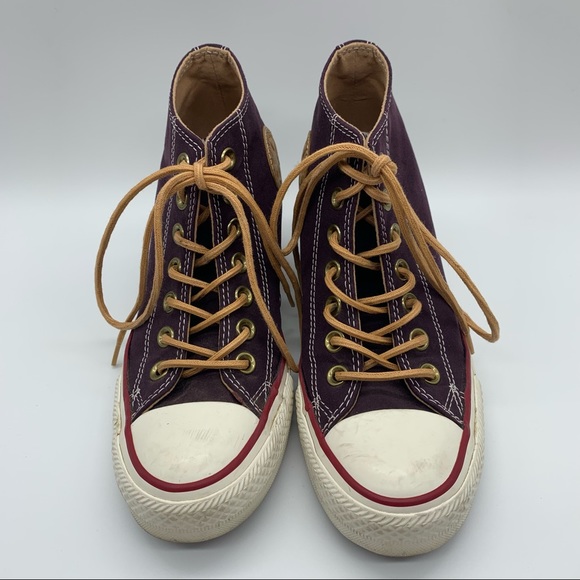 Converse Women's Sneakers in Dark Brown and Tan - Picture 9 of 15
